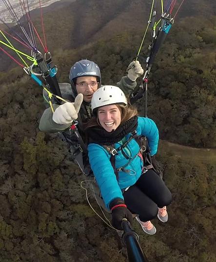 Vuelo en parapente