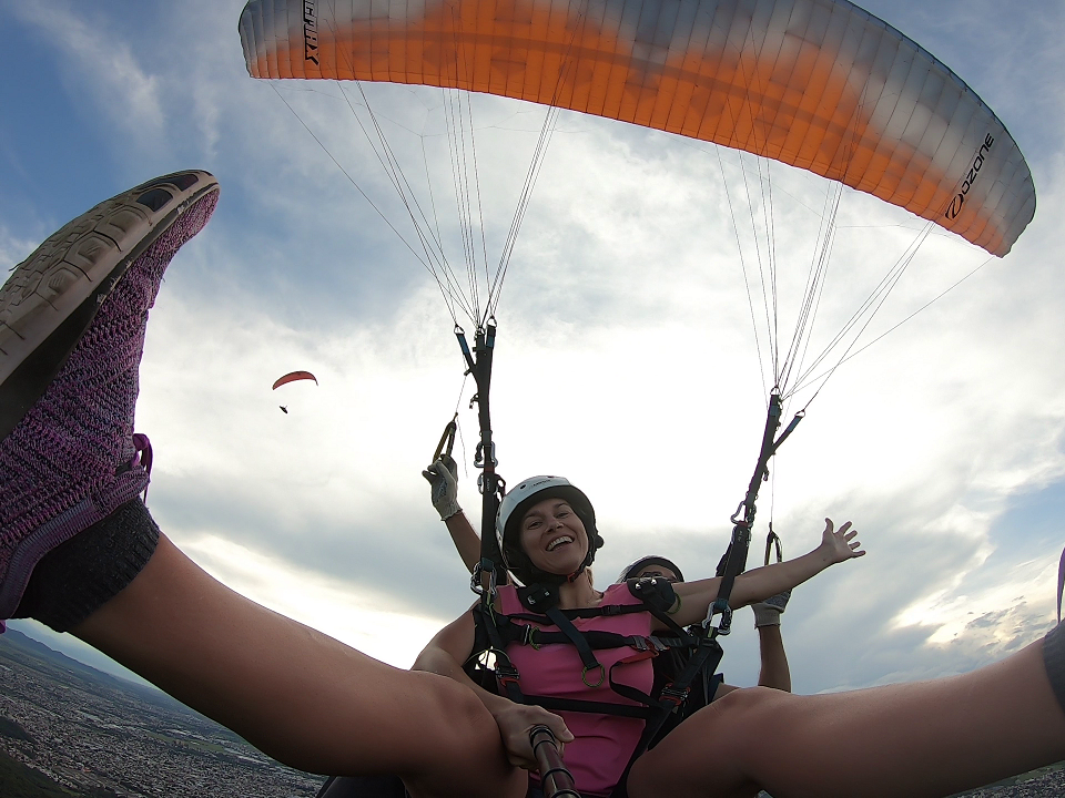 Vuelo en parapente
